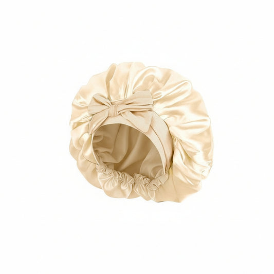 Bonnet en Satin Beige | Maison Bonnet Satin